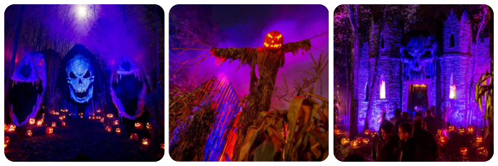 Haunted Overload's haunted trail is an award-winning, jaw-dropping  Halloween experience in woods of Lee, NH.