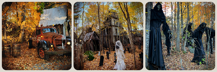 Haunted Overload's haunted trail is an award-winning, jaw-dropping  Halloween experience in woods of Lee, NH.