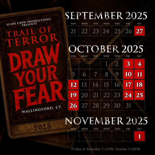Trail of Terror 2024 Schedule